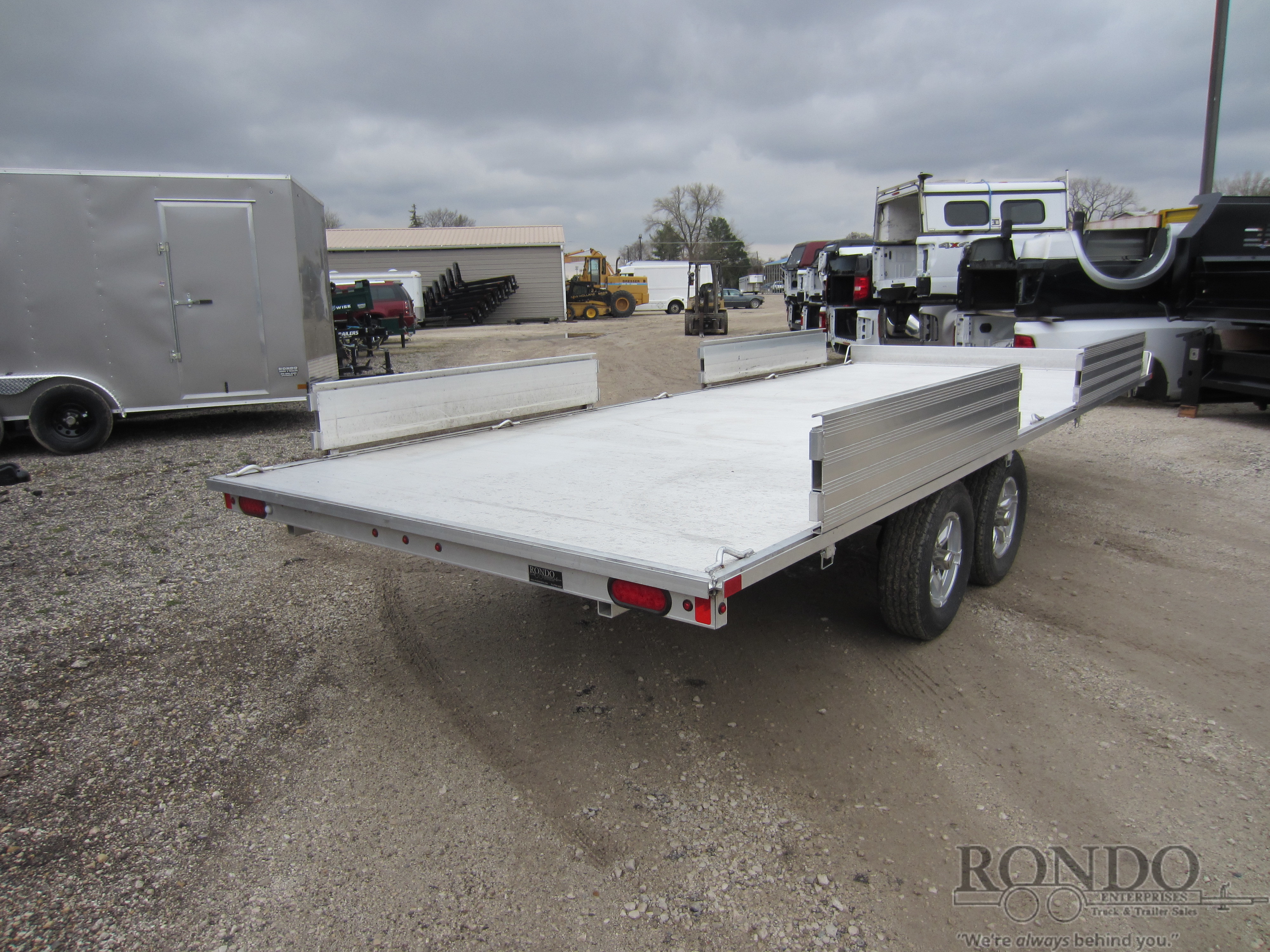 2022 Aluma 88x18' Utility A8818TA-EL-R :: Rondo Trailer