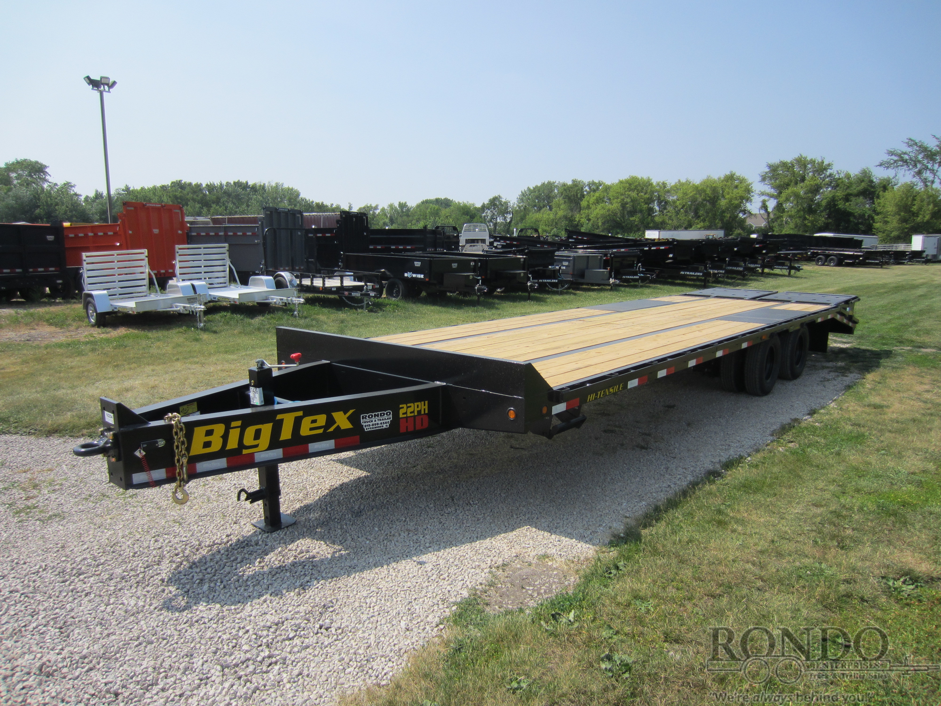 2024 Big Tex 102x30' Equipment Deckover 22PH-25BK+5MR :: Rondo Trailer