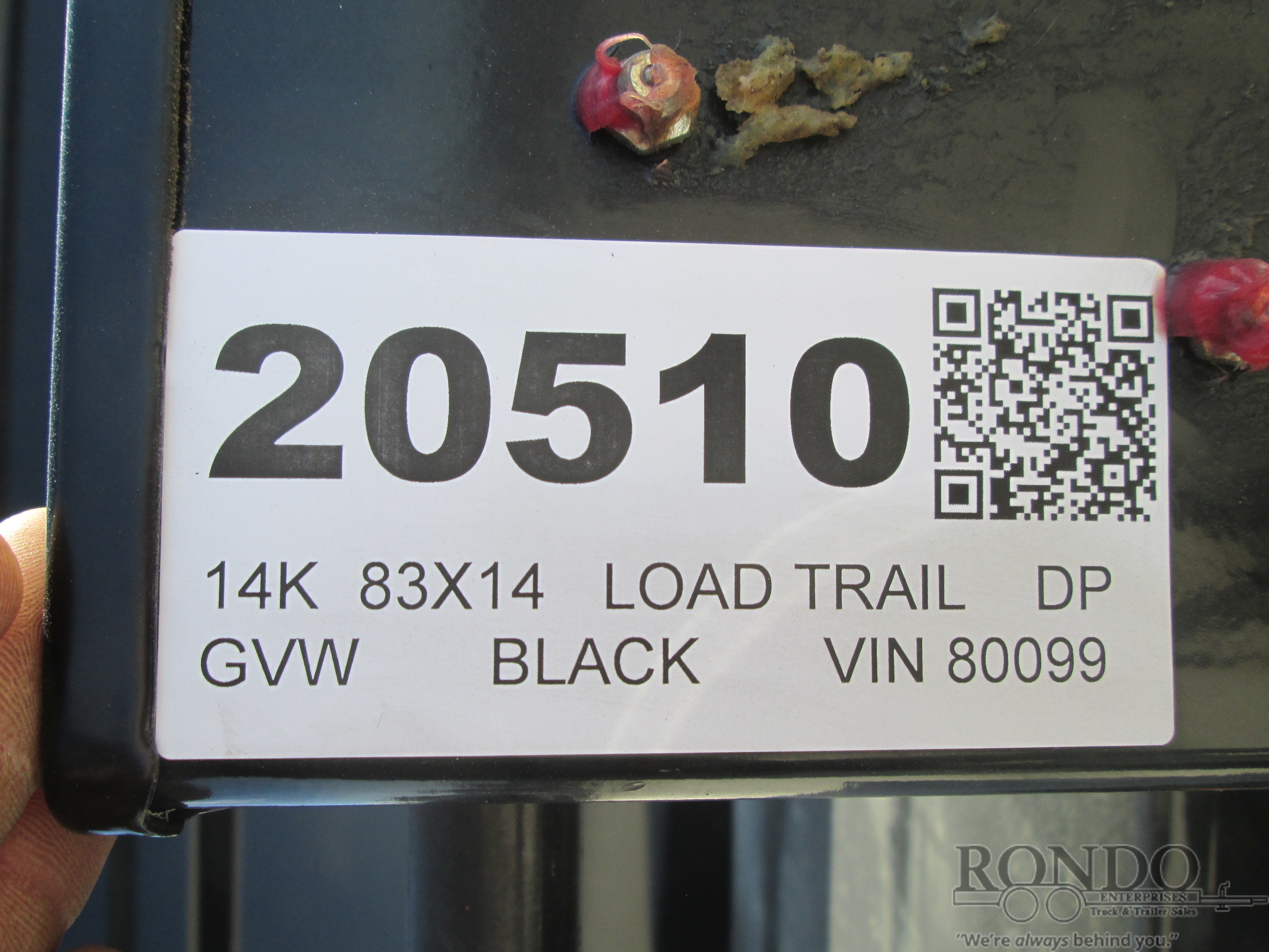 2026 Load Trail 83x14' Dump DL8314072 :: Rondo Trailer