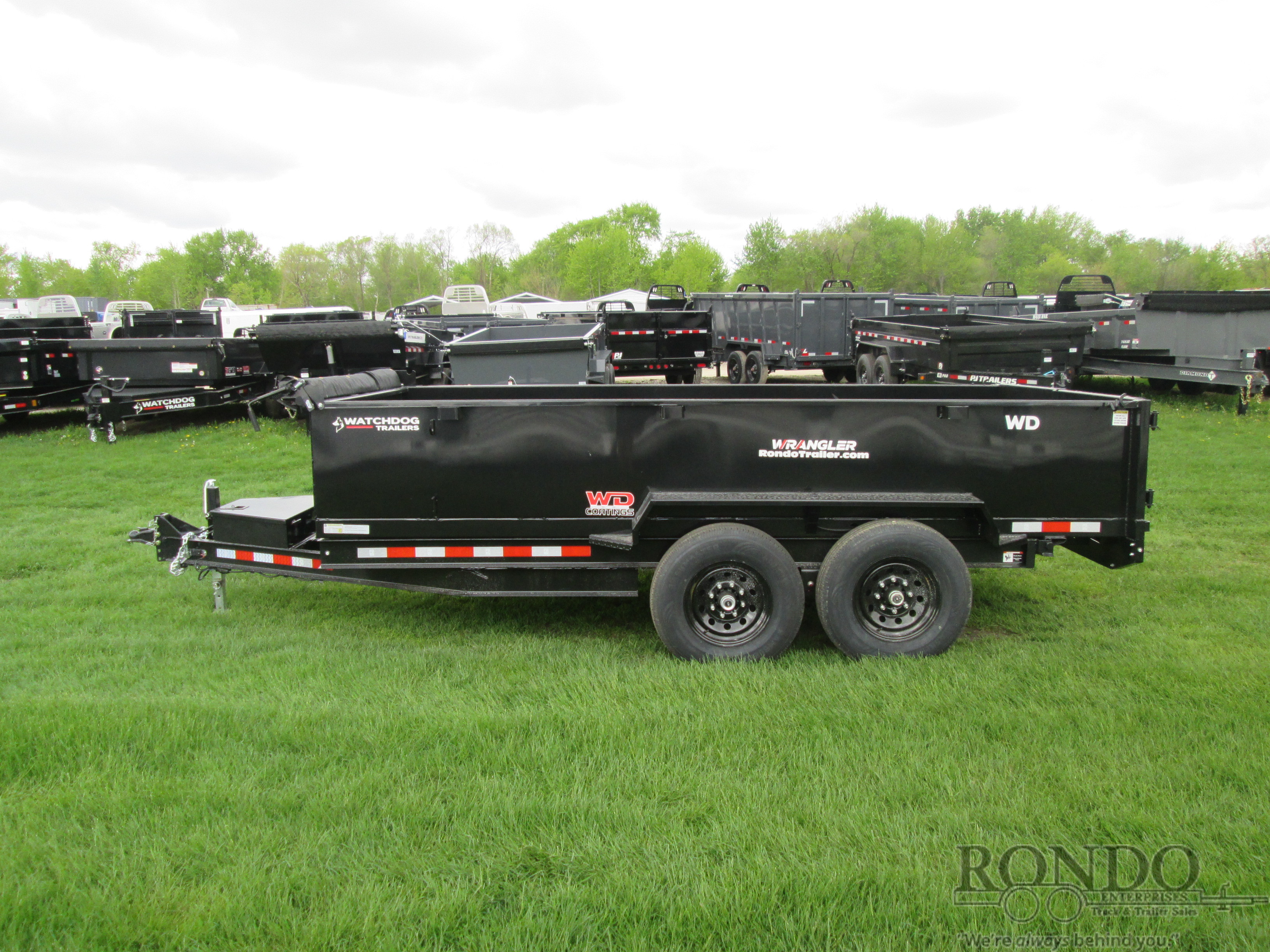 2026 Watchdog 81x14' Dump WD-14TA7 :: Rondo Trailer